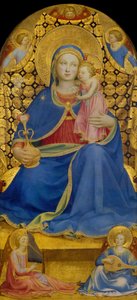 Maagd van nederigheid door Fra Angelico